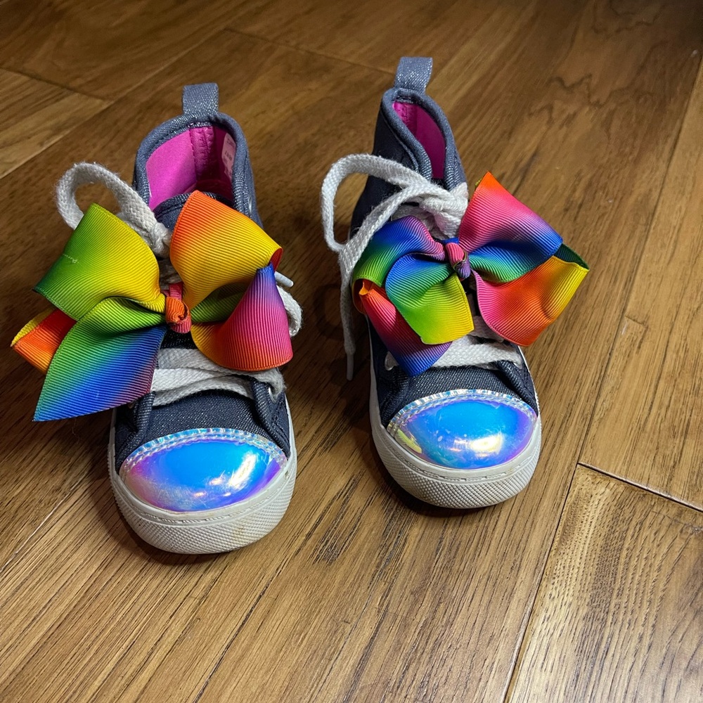 Rainbow Bow Kids Shoes